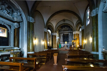 Fototapeta premium Ulice i budynki w Sienie we Włoszech