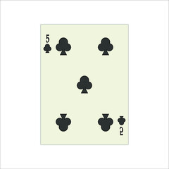 playing card. illustration for web and mobile design.