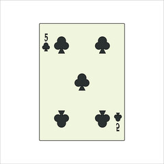 playing card. illustration for web and mobile design.