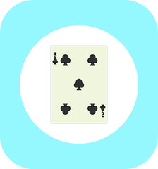 playing card. illustration for web and mobile design.