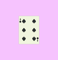 playing card. illustration for web and mobile design.