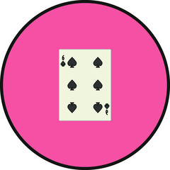 playing card. illustration for web and mobile design.