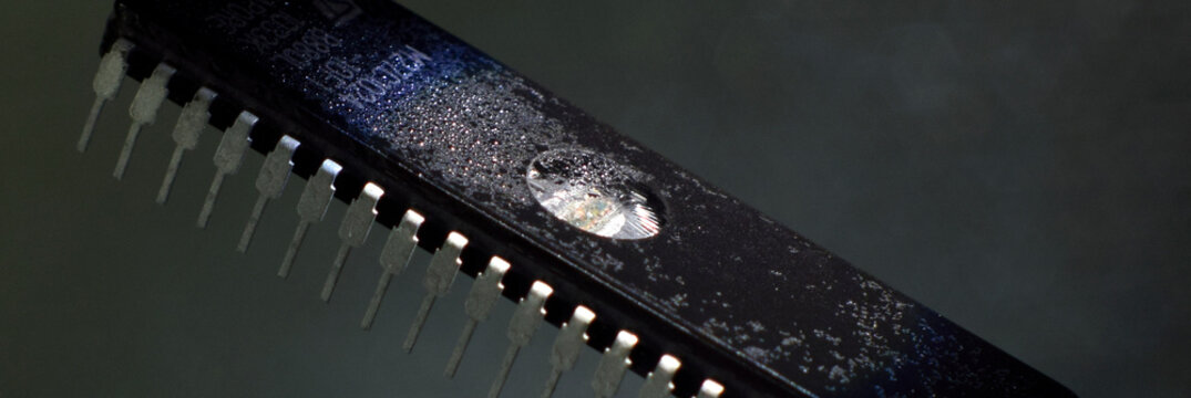 1MBit Chip in der Makroansicht