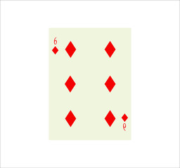 playing card. illustration for web and mobile design.