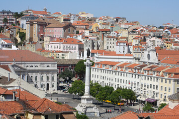Fototapeta na wymiar Ciudad de Lisboa en Portugal.