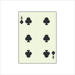 playing card. illustration for web and mobile design.