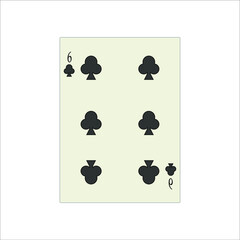 Fototapeta na wymiar playing card. illustration for web and mobile design.