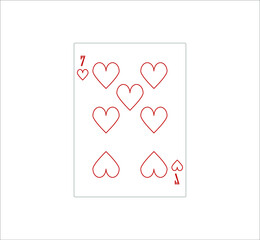 playing card. illustration for web and mobile design.