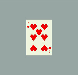 playing card. illustration for web and mobile design.