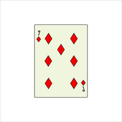 playing card. illustration for web and mobile design.