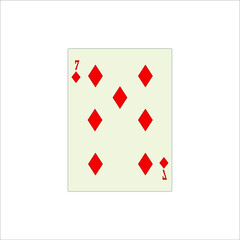playing card. illustration for web and mobile design.