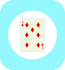 playing card. illustration for web and mobile design.
