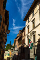 Fototapeta na wymiar Streets, Sculptures and Buildings in Florence