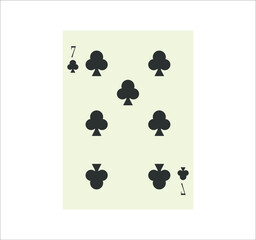 playing card. illustration for web and mobile design.