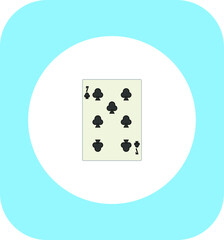 playing card. illustration for web and mobile design.
