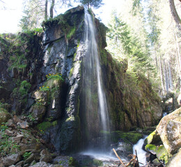 Großer Schöner Wasserfall im Schwarzwald