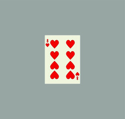 playing card. illustration for web and mobile design.