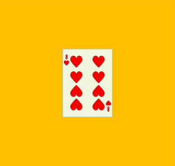 playing card. illustration for web and mobile design.