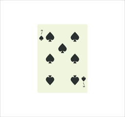 playing card. illustration for web and mobile design.