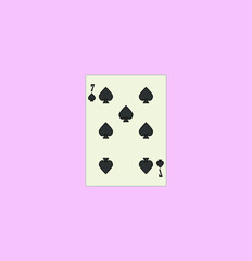playing card. illustration for web and mobile design.