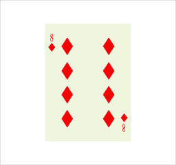 playing card. illustration for web and mobile design.