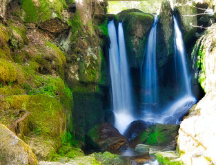 Großer Schöner Wasserfall im Schwarzwald