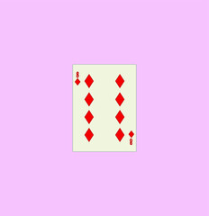 playing card. illustration for web and mobile design.