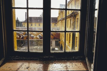 Abandoned buldings in abandoned former soviet military base, Germany