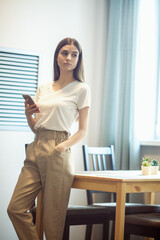 Beautiful woman talking on the phone