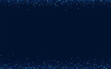 Dark Shiny Graphic Sky Template. Blue Galaxy 