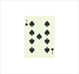 playing card. illustration for web and mobile design.