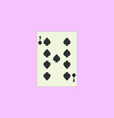 playing card. illustration for web and mobile design.