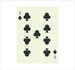 playing card. illustration for web and mobile design.