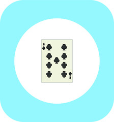 playing card. illustration for web and mobile design.