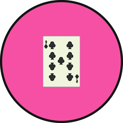 playing card. illustration for web and mobile design.