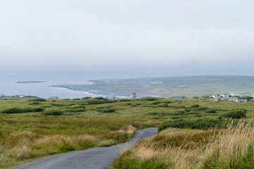 Fototapeta na wymiar Road on Burren Way Ireland 