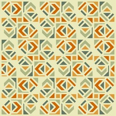 Beautiful of Colorful Arrows and Triangle, Repeated, Abstract, Illustrator Pattern Wallpaper. Image for Printing on Paper, Wallpaper or Background, Covers, Fabrics