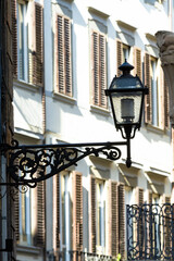Streets and sculptures in Florence