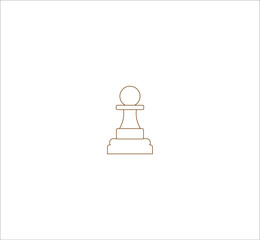 chess king figure. illustration for web and mobile design.