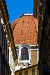 florence streets and sculptures