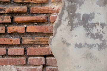 Background of brick wall texture concrete