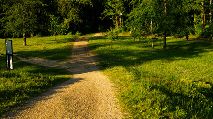 
Landscapes and views in the Botanical Garden in Radzionków. Ready for entry.