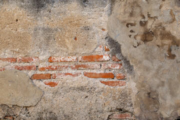 Background of brick wall texture concrete