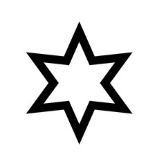 Obraz premium Light star icon