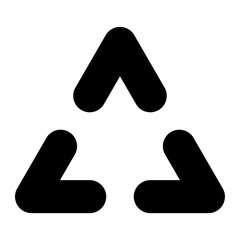 Abstract triangle icon
