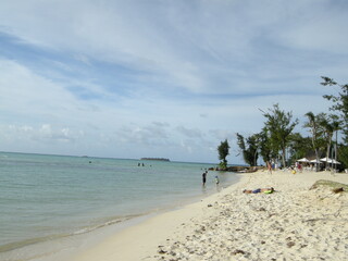 サイパンの海水浴場