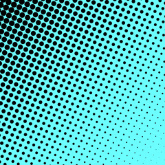 Black circles. Gradient halftone. Vector Illustration.