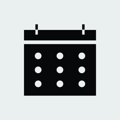 calendar icon isolated vector illustration