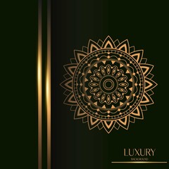 Mandala design invitation card and ethnic design part 3. Vector Illustration. Luxury mandala background, decorative background with an elegant mandala design. 