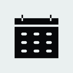 Fototapeta premium calendar icon isolated vector illustration